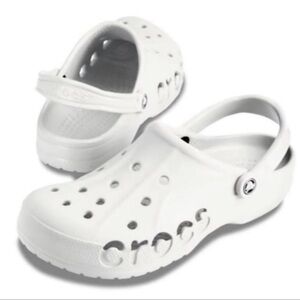 (NWT) Crocs Baya White Unisex Clog
